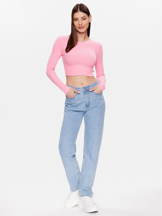 Edited Edited Blúz EDT5954007 Rózsaszín Fitted Fit