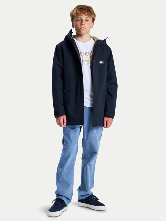 Quiksilver Quiksilver Télikabát Overcast 3K EQBJK03341 Fekete Regular Fit