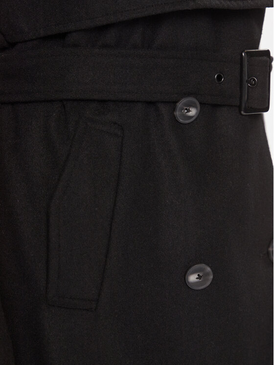 Vero Moda Vero Moda Trenčkot Janet 10301315 Čierna Regular Fit