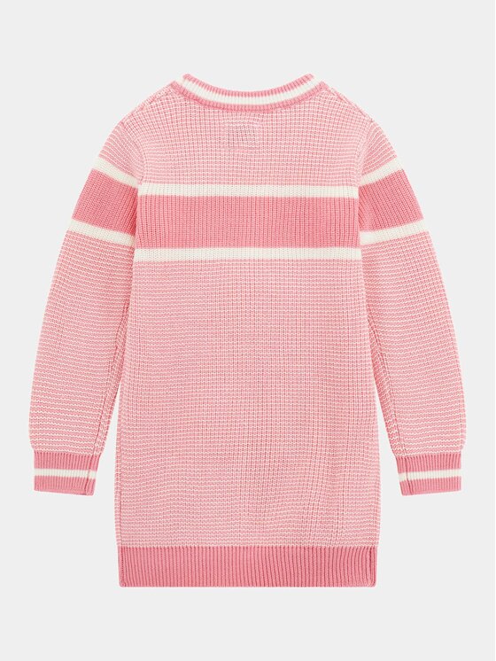 Guess Kids Guess Kids Sukienka 176331 Różowy Classic Fit