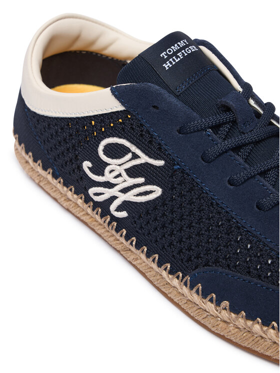 Tommy Hilfiger Tommy Hilfiger Espadrillas Th Heritage Rope Sneaker FW0FW09406 Blu scuro