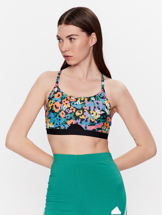 adidas Sporta krūšturis AeroReact Training Light-Support Bra HR2881 Melns