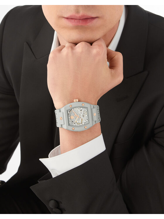PHILIPP PLEIN PHILIPP PLEIN Zegarek 395 Biały