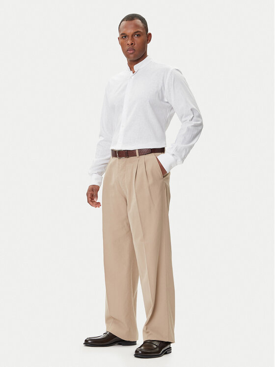 KARL LAGERFELD KARL LAGERFELD Marškiniai 605035 552627 Balta Regular Fit