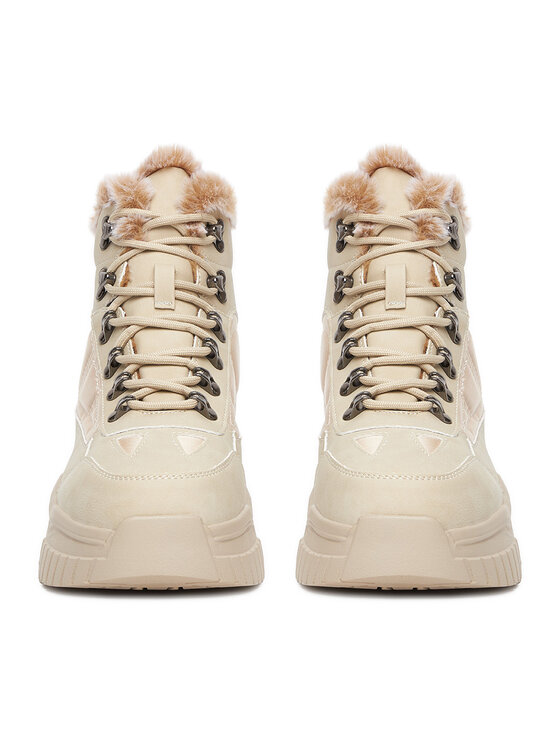 DeeZee DeeZee Schnürschuhe HX24021-1 Beige