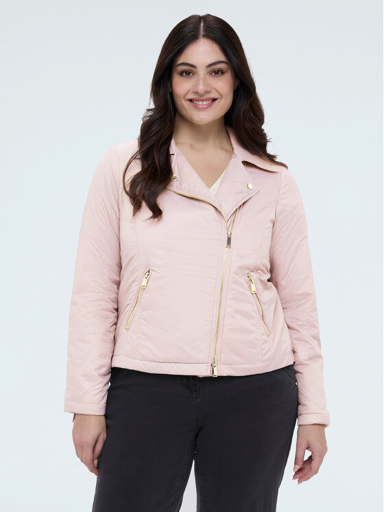 Fiorella Rubino Fiorella Rubino Giubbotto piumino F039T001470N006 Rosa A-Line Fit