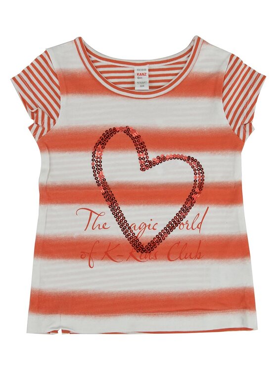 Kanz Kanz T-Shirt 1514211-0001 Szary Basic Fit