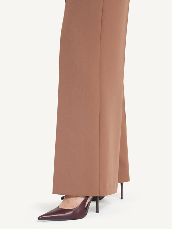 KMX KMX Spodnie materiałowe 810140005 Brązowy Flare Fit