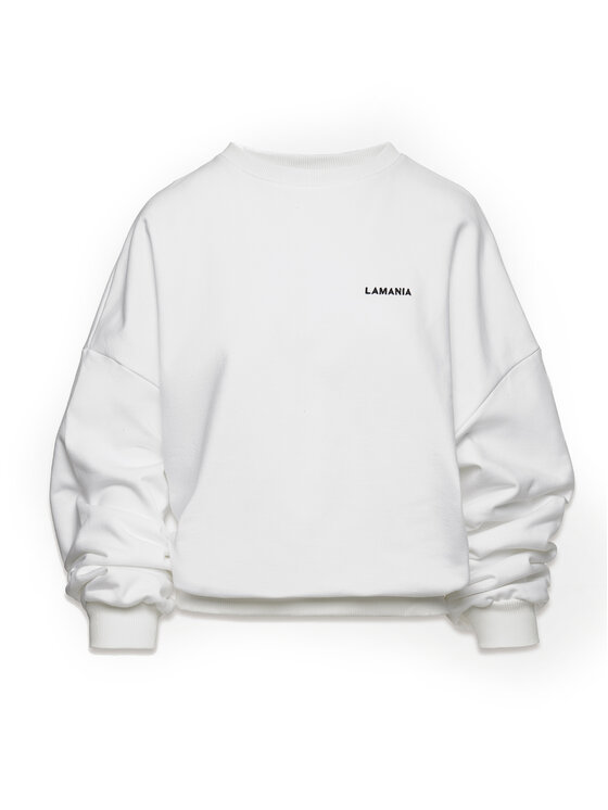 La Mania La Mania Felpa BRUX 3 Bianco Classic Fit