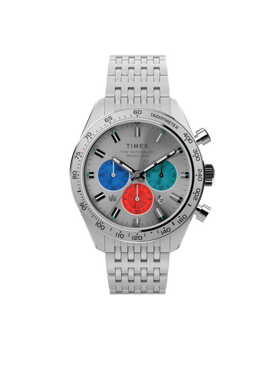 Timex Timex Orologio Waterbury Chronograph TW2V42400 Argento