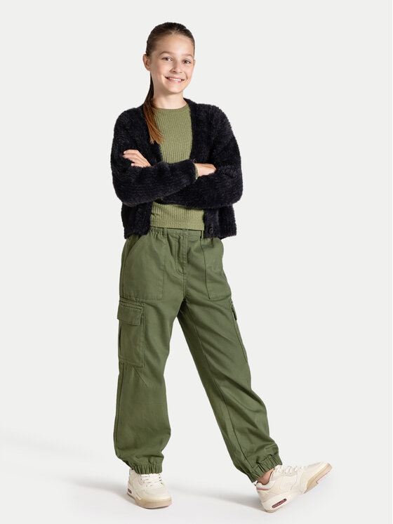 Coccodrillo Coccodrillo Pantaloni di tessuto ZC4119101MGJ Verde Regular Fit