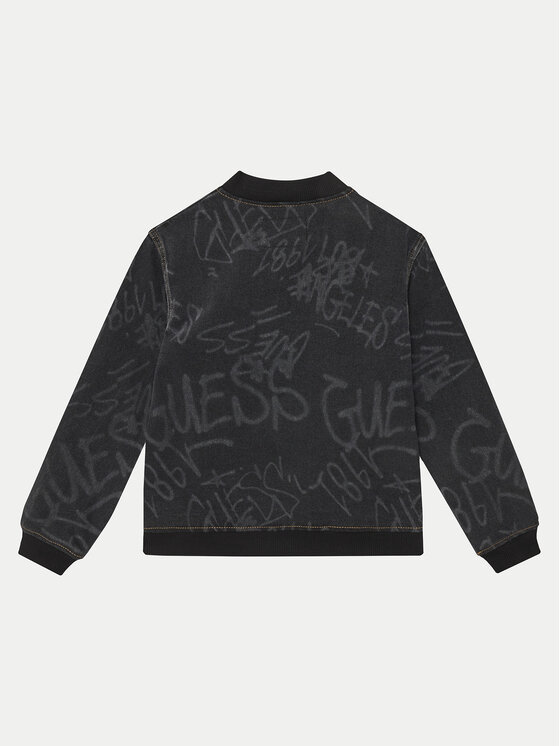 Guess Guess Μπόμπερ μπουφάν L5RL05 D5MU0 Μαύρο Regular Fit