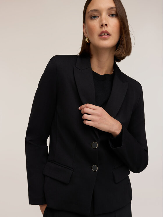 Motivi Motivi Giacca da abito Q134Q001175N033 Nero Slim Fit
