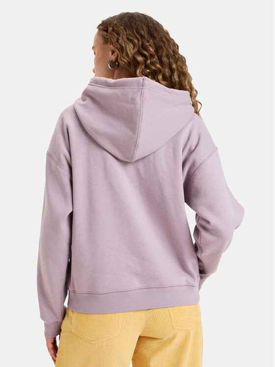 Roxy Roxy Bluză Perfect Place Brushed ERJFT05032 Violet Regular Fit