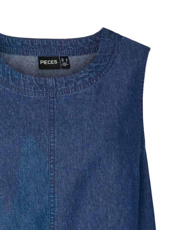 Pieces Pieces Top Tenim 17157936 Bleumarin Regular Fit