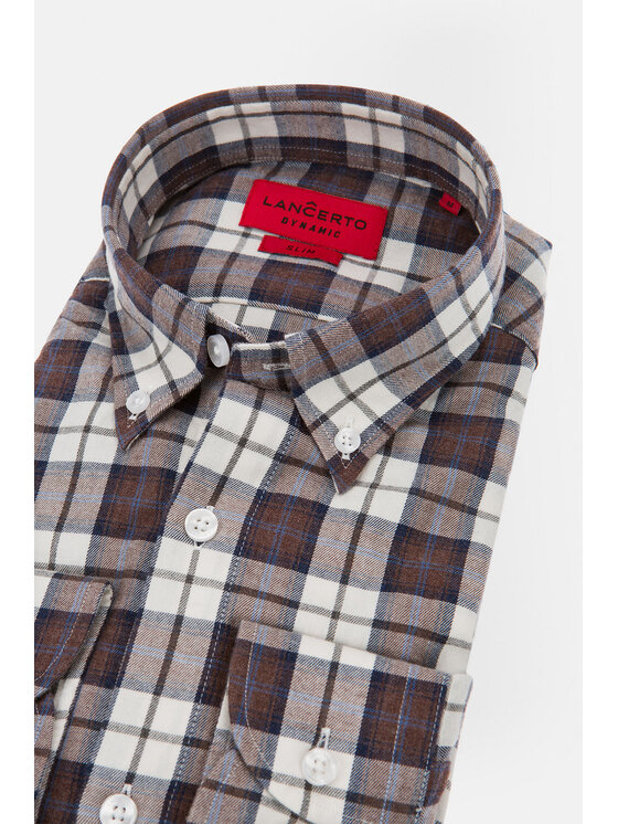 Lancerto Lancerto Koszula Jayden KO073221000005 Kolorowy Slim Fit