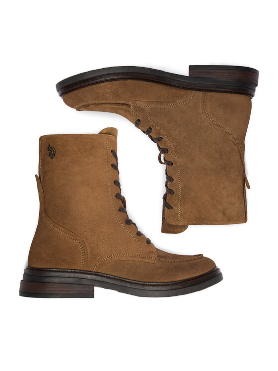 U.S. Polo Assn. U.S. Polo Assn. Schnürschuhe CEO-MARIKA001W/EL1 Braun