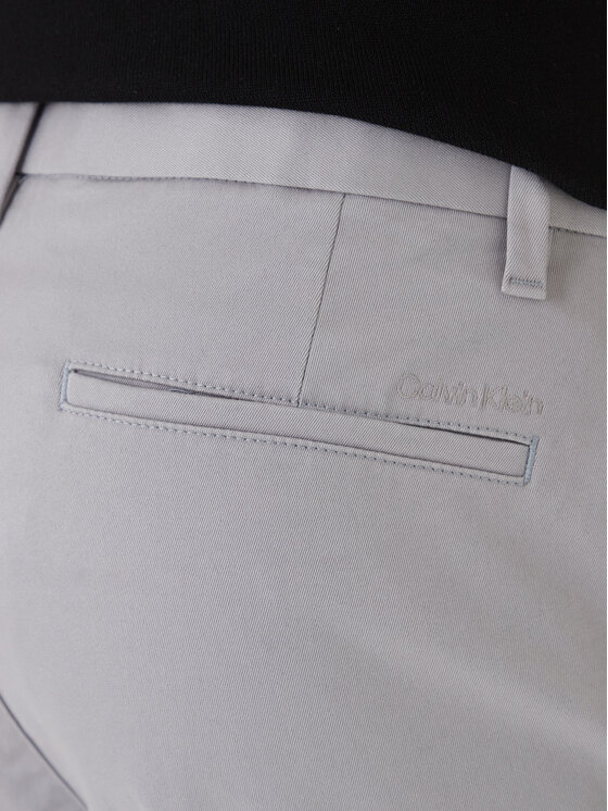 Calvin Klein Calvin Klein Pantaloni chino LV040EM633 Gri Slim Fit