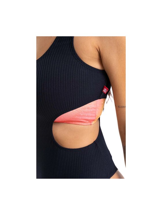 LaBellaMafia LaBellaMafia Strój kąpielowy BODYSUIT LUMINOUS BLACK Czarny