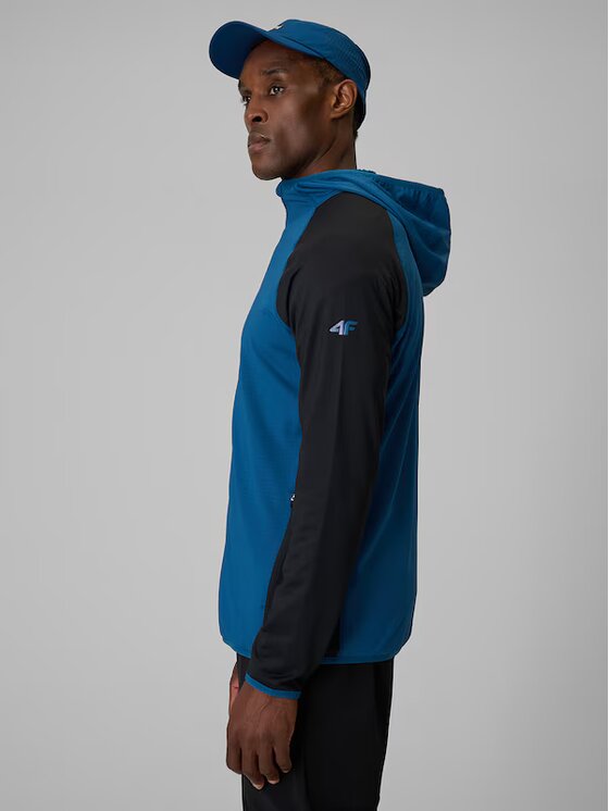 4F 4F Bluza TFSWM640-46-M Niebieski Active Fit