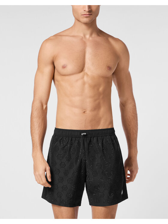 PHILIPP PLEIN PHILIPP PLEIN Szorty 23657 Czarny