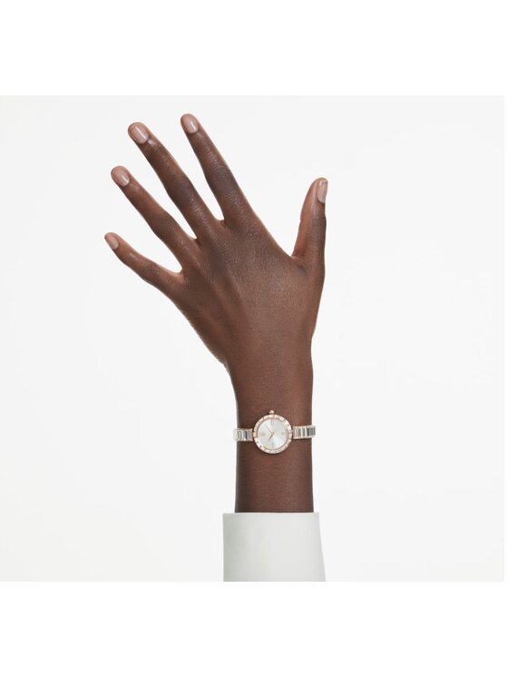 Swarovski Swarovski Zegarek Matrix Bangle 5677484 Różowe złoto