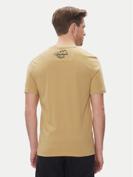 Aeronautica Militare Aeronautica Militare Marškinėliai 251TS2414J641 Smėlio Regular Fit
