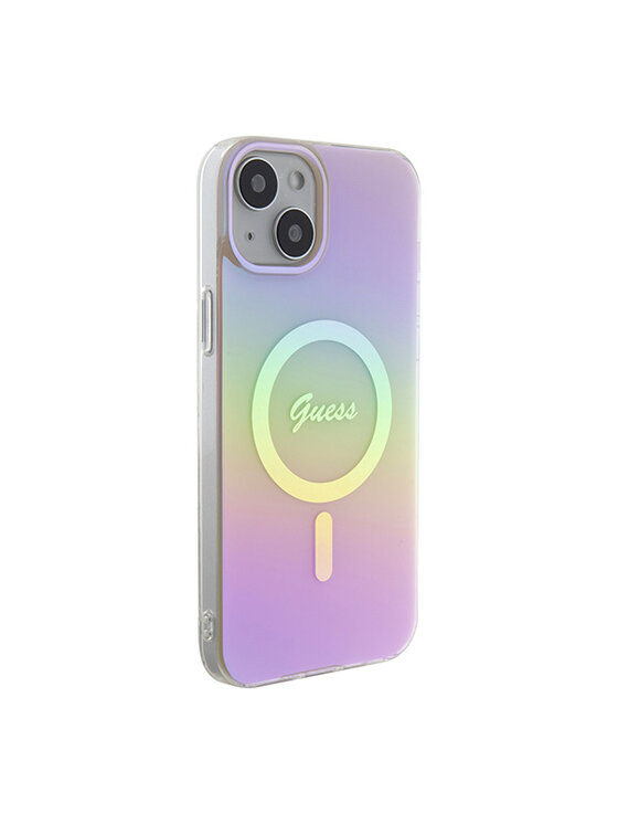 Guess Guess Etui na telefon iPhone 15 Różowy