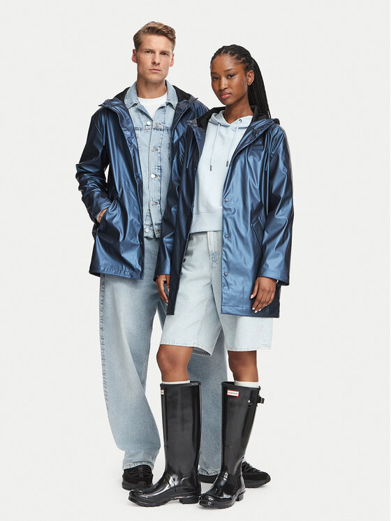 Hunter Hunter Dežna jakna Nebuela HARU0002262 Mornarsko modra Regular Fit