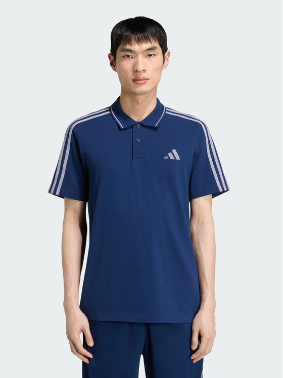 adidas adidas Polo 168390 Niebieski Regular Fit