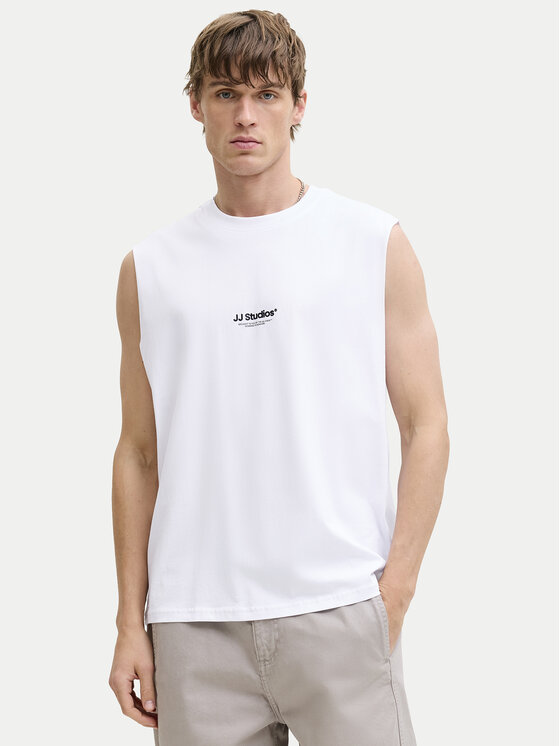 Jack & Jones Jack & Jones Tank-Top Soho 12288001 Weiß Relaxed Fit