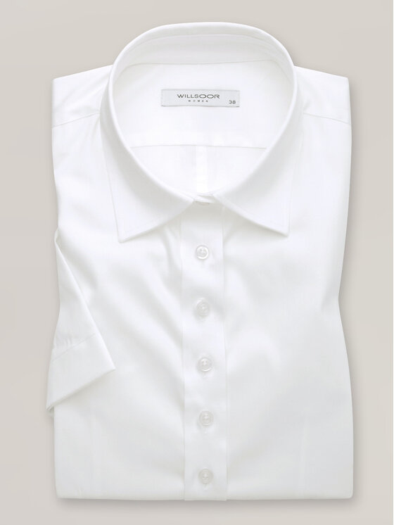 Willsoor Willsoor Koszula 60169 Biały Slim Fit