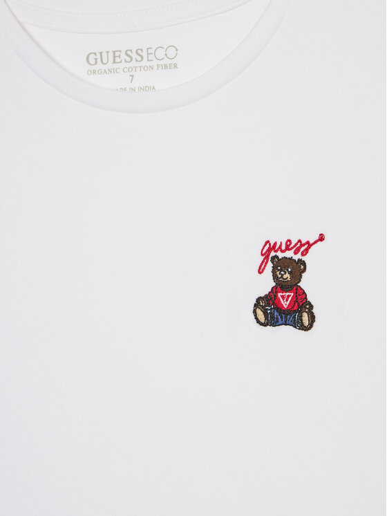 Guess Guess T-shirt J5RI44 J1314 Bijela Regular Fit