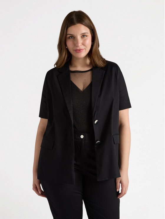 Fiorella Rubino Fiorella Rubino Giacca di transizione Q511T000190N033 Nero Regular Fit