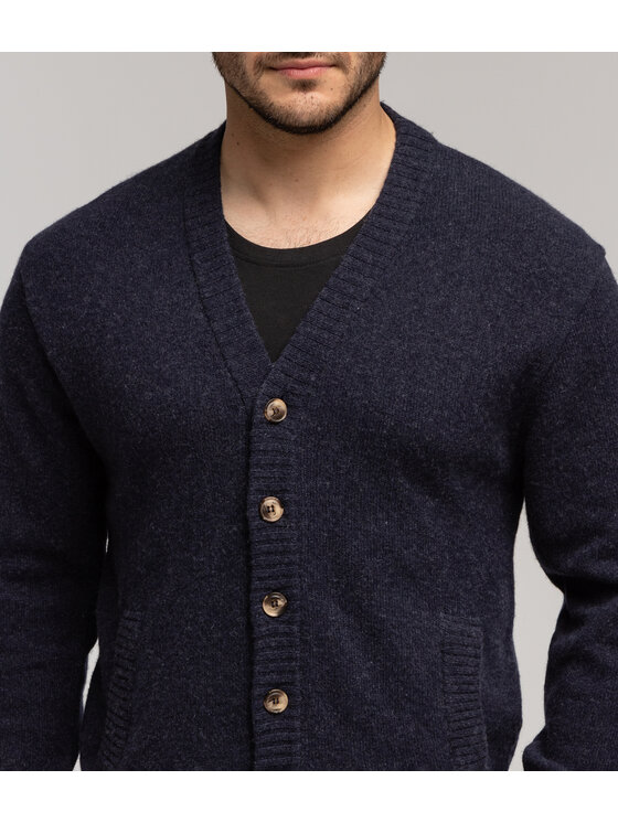 Lee Cooper Lee Cooper Kardigan BERYL 5440 Granatowy Regular Fit