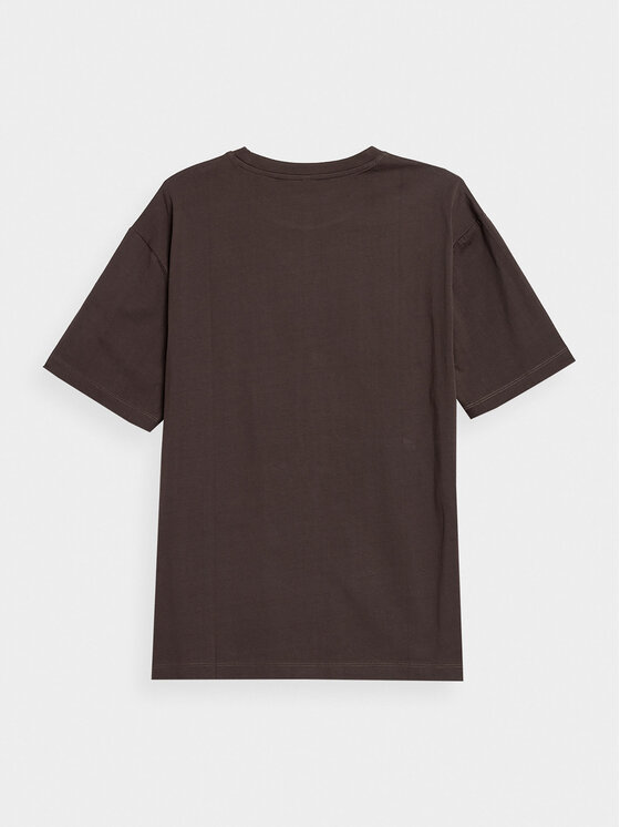 Outhorn Outhorn Marškinėliai OTHAW23TTSHM0940 Ruda Regular Fit