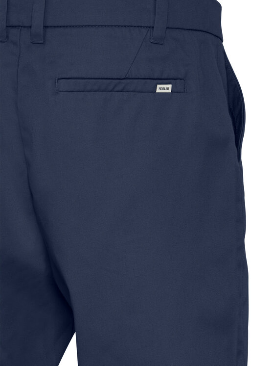 Solid Solid Pantaloncini di tessuto 21107653 Blu Regular Fit