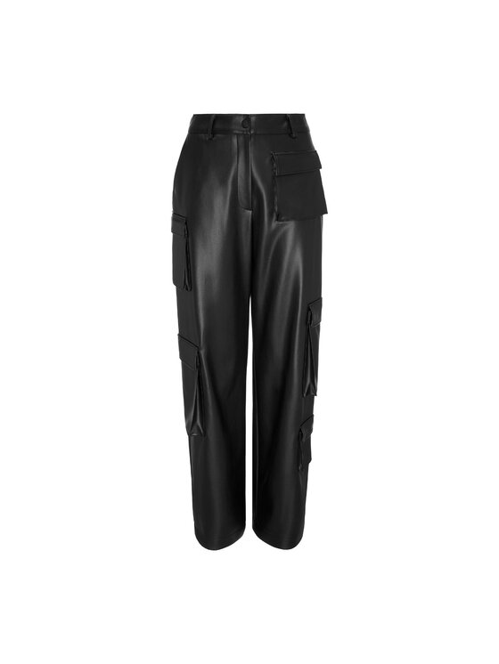 La Mania La Mania Pantaloni di tessuto GRACE BLACK Nero Classic Fit