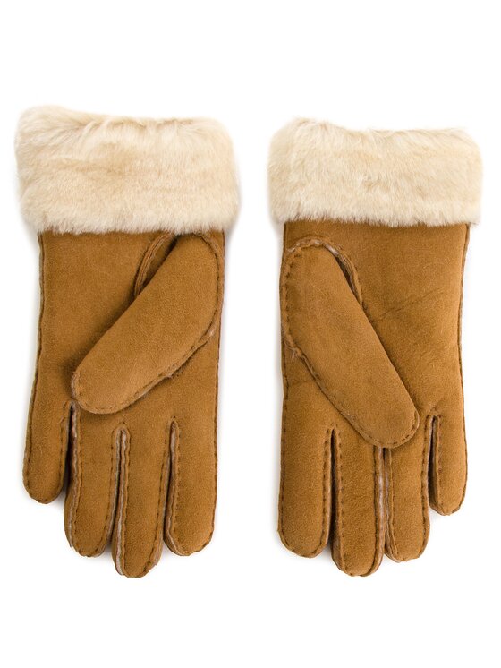 Ugg Ugg Дамски ръкавици W Turn Cuff Glove 17369 Кафяв
