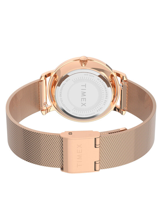 Timex Timex Zegarek City TW2V52500 Różowy