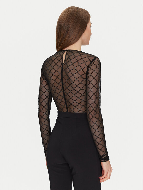 Elisabetta Franchi Elisabetta Franchi Body BO-021-51E2-V260 Černá Slim Fit
