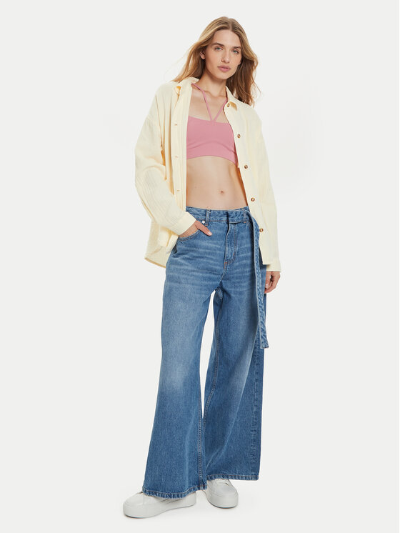 Roxy Roxy Πουκάμισο Morning Time ERJWT03639 Μπεζ Loose Fit