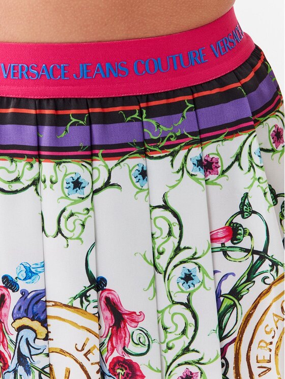 Versace Jeans Couture Versace Jeans Couture Спідниця в складку 74HAE813 Кольоровий Regular Fit