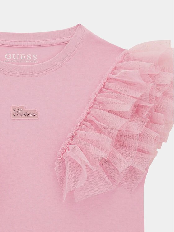 Guess Guess T-shirt J4RI34 K6YW1 Rosa Regular Fit