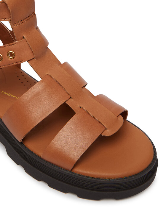 Clarks Clarks Sandały Orinoco3 Cove 26186088 Brązowy
