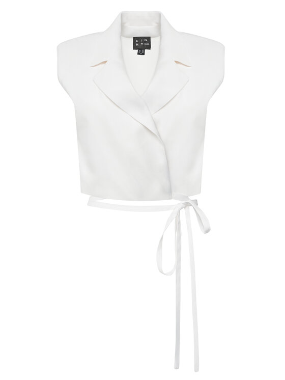 ACCESS FASHION ACCESS FASHION Mellény 53-1028-195 Fehér Slim Fit