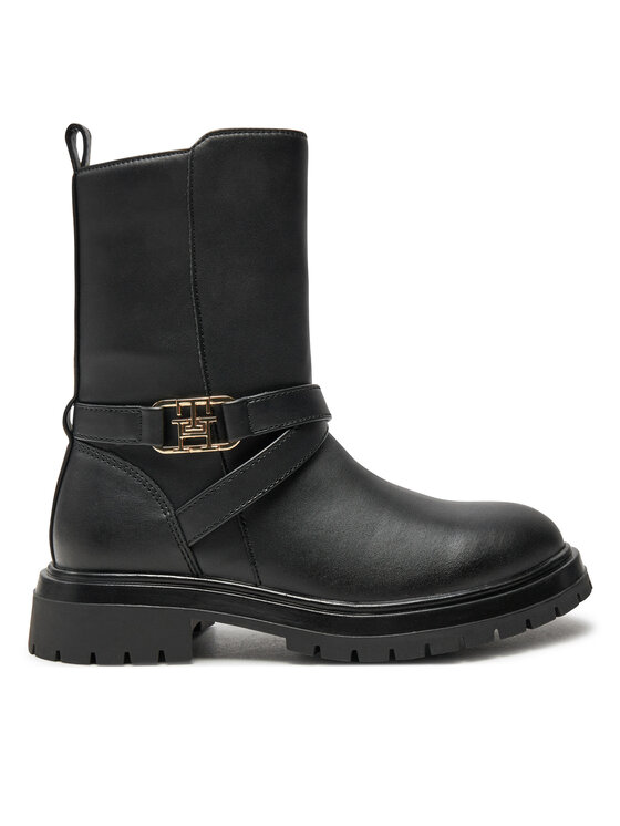 Tommy Hilfiger Členková obuv T3A5-33574-1351 M Čierna