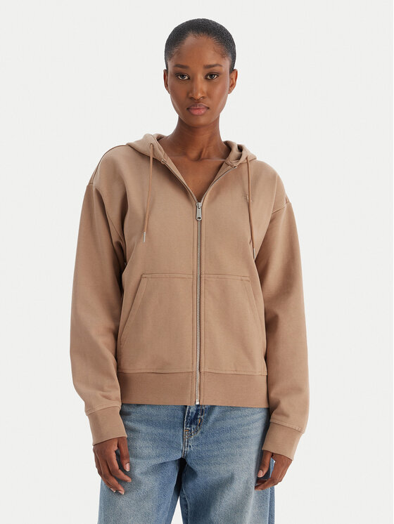 Calvin Klein Jeans Calvin Klein Jeans Sweatshirt Archive Logo French Terry LV047B237G Braun Regular Fit