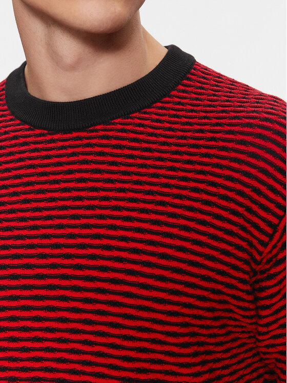 HUGO Hugo Sweter Sonderson 50500007 Czerwony Regular Fit