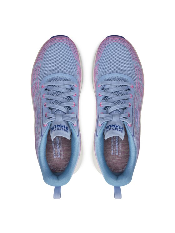 Skechers Skechers Tekaški čevlji Max Cushioning Elite 2.0- 129600/LBPK Modra